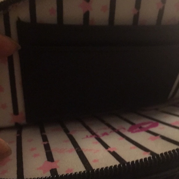 Betsey Johnson Unicorn French Bulldog with Wings Black Coin Purse with FLAWS - Picture 3 of 6